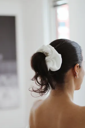 Luxury Crepe Bridal Scrunchie