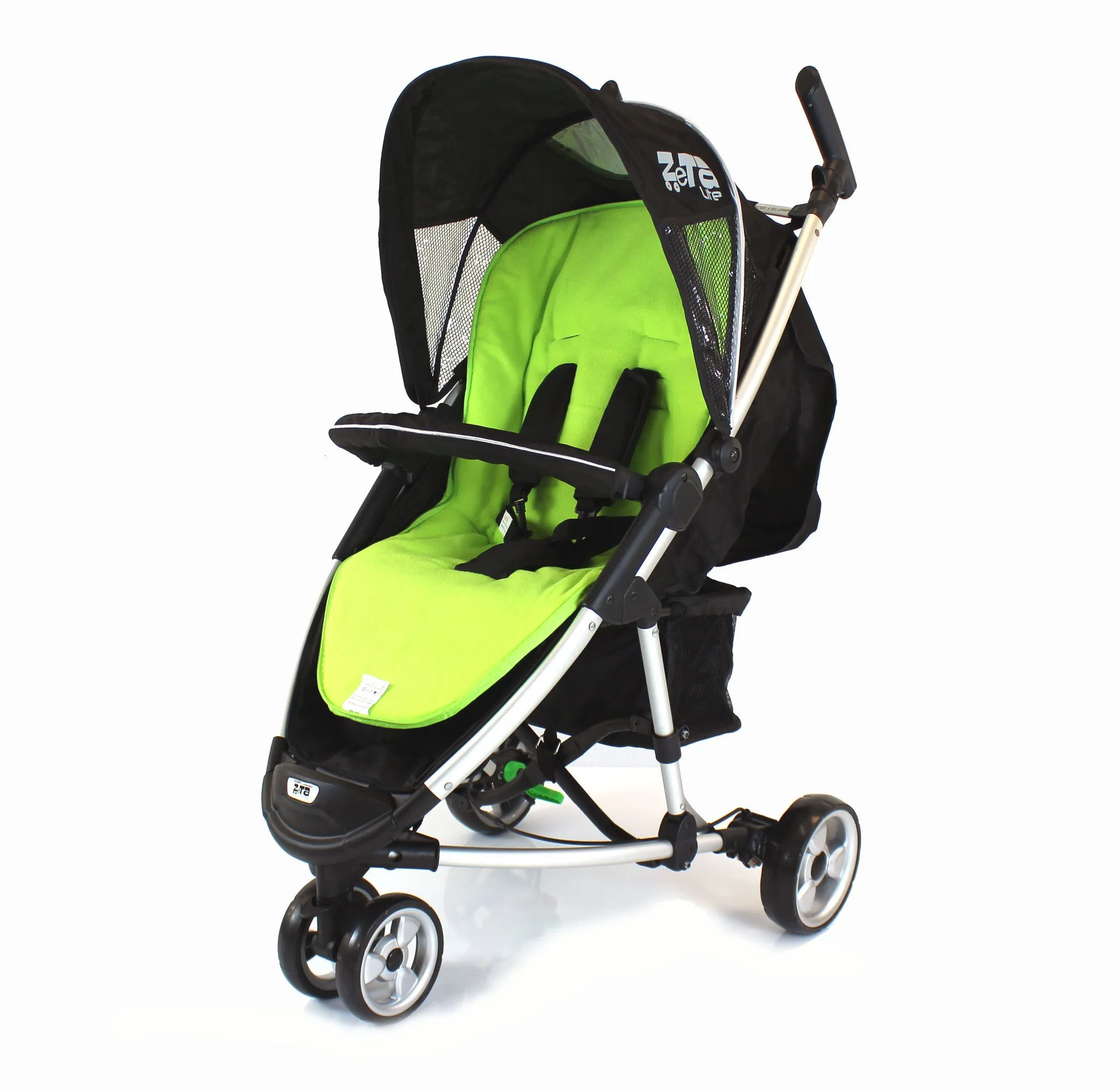 Luxury Fleece Lined Footmuff Lime Green Pouches For Petite Star Zia