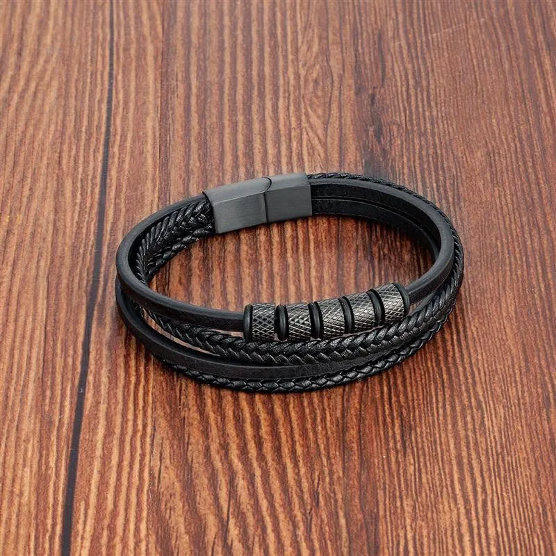 Luxury Stainless Steel Beaded Bracelet