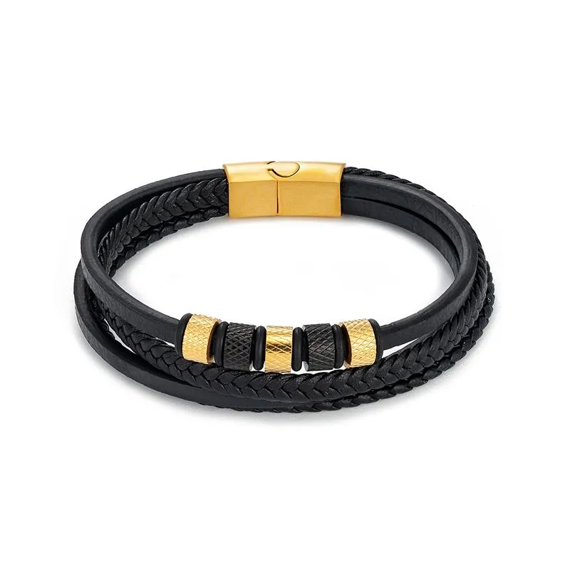 Luxury Stainless Steel Beaded Bracelet