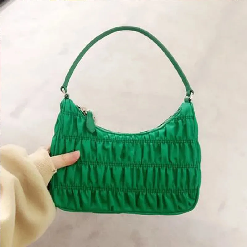 Luxury vintage inspired scruchies fashion handbag