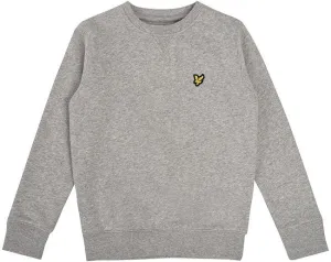 Lyle and Scott Kids Classic Crew Neck Fleece Sweatshirt Vintage Grey Heather