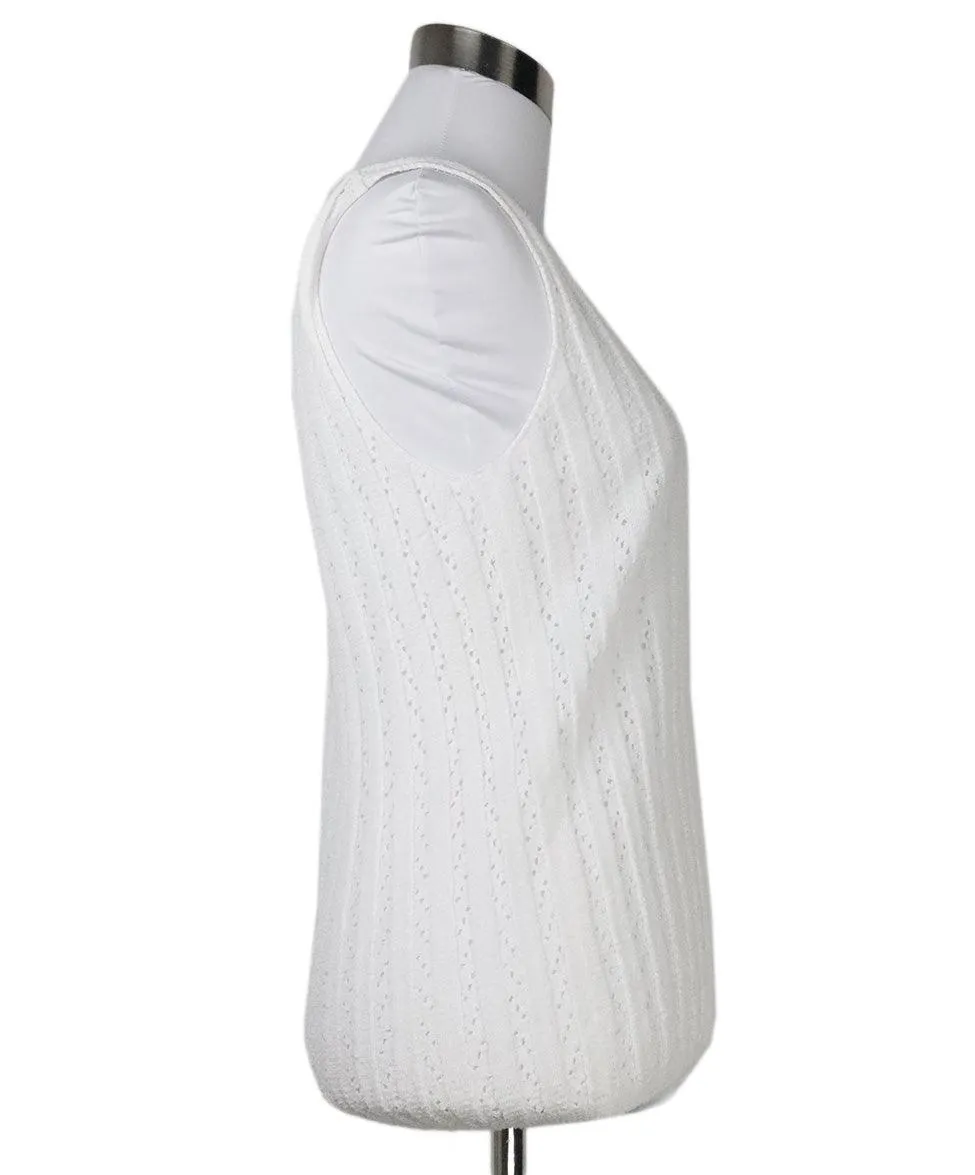 M Missoni White Knit Top sz 2