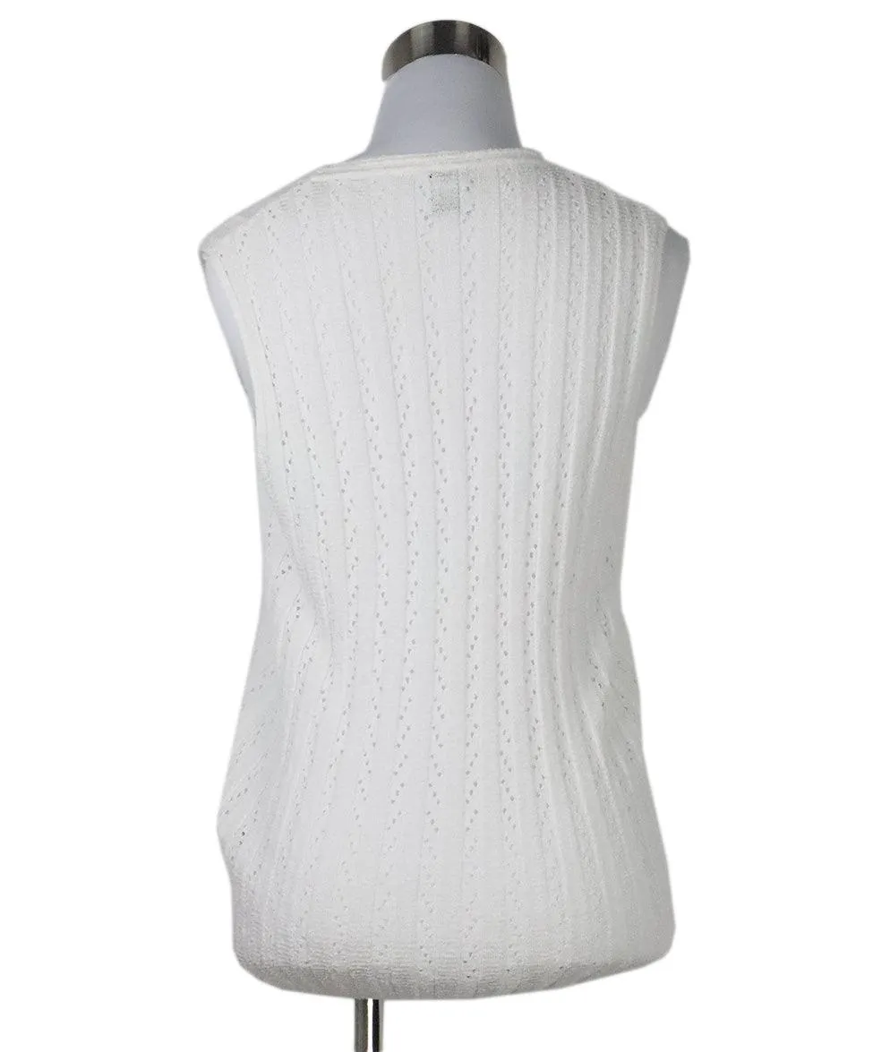 M Missoni White Knit Top sz 2