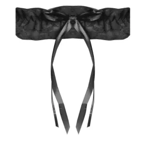 Magic Silk Essentials Lace Leg Garter Black