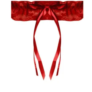 Magic Silk Essentials Lace Leg Garter Red