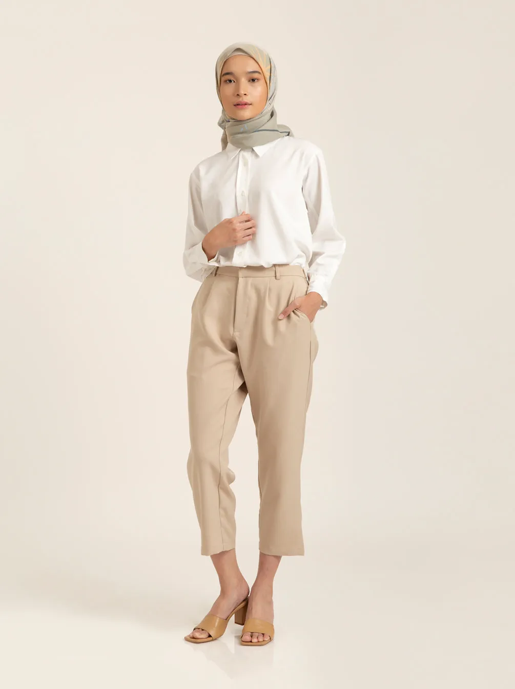 MALEIA PANTS PLAIN VANILLA