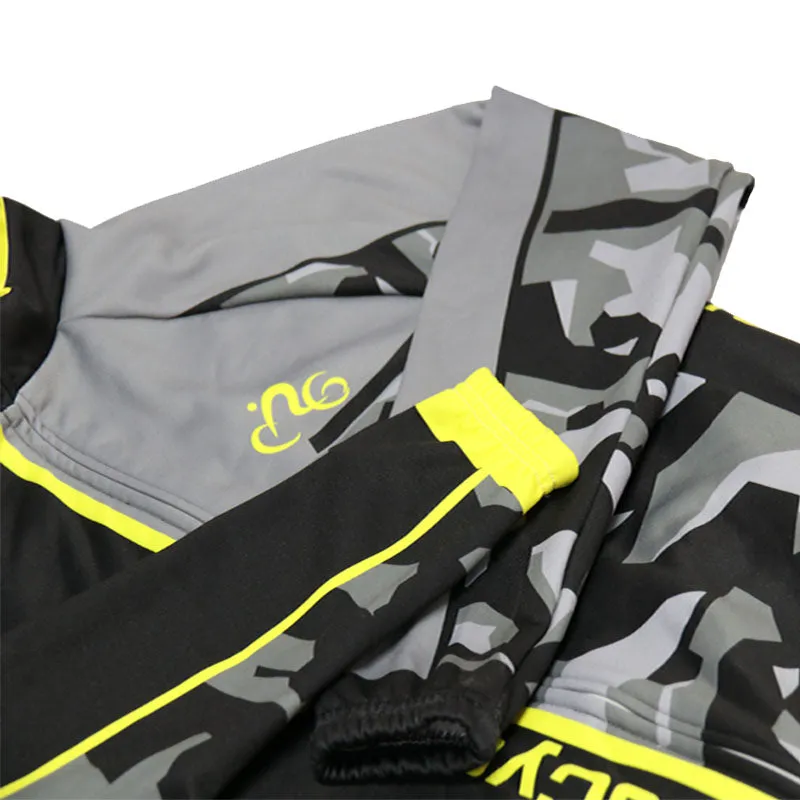 M&M Green Fleece Long Sleeve Jersey