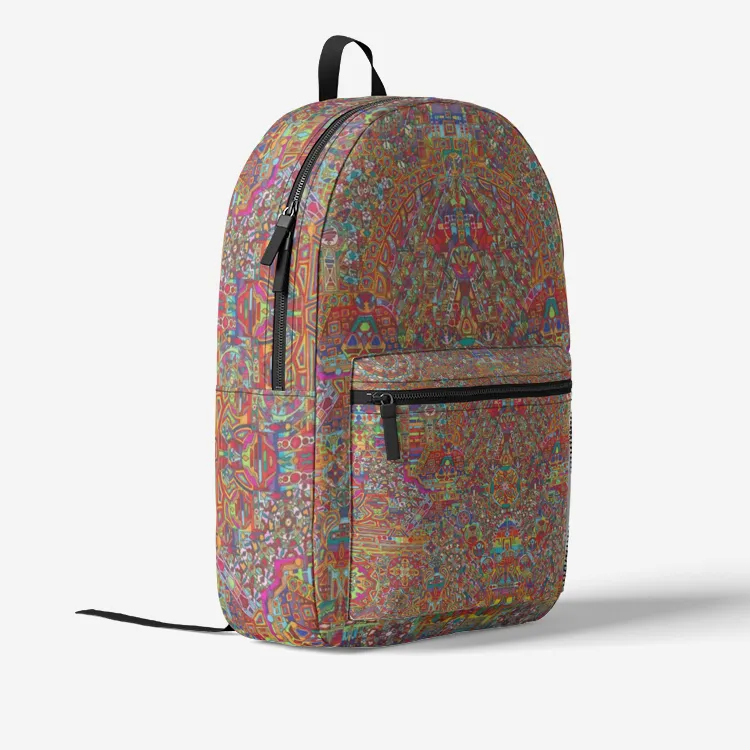 MANDALA  Retro Colorful Print Trendy Backpack | Lachlan Wardlaw
