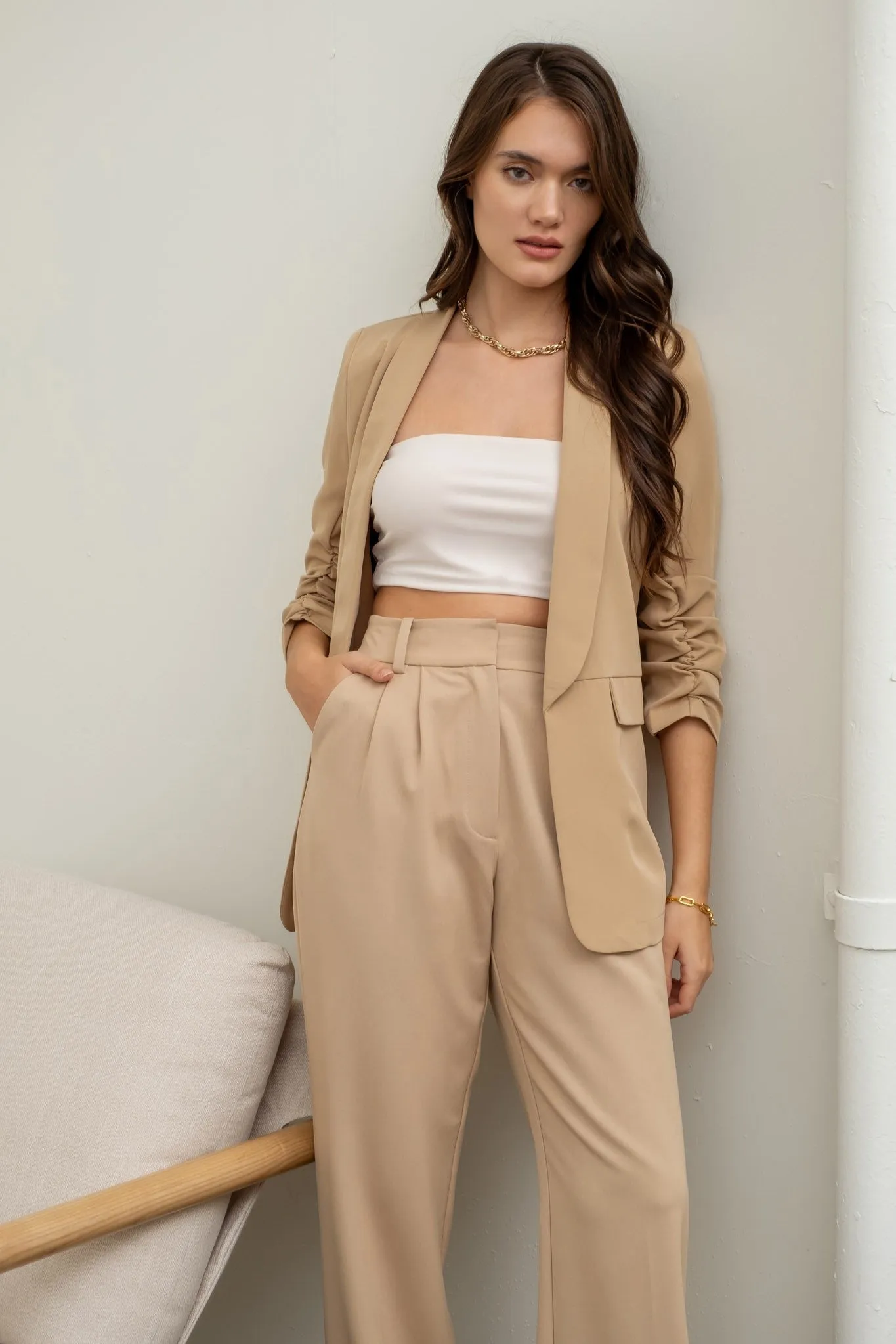 Manhattan Blazer - Khaki