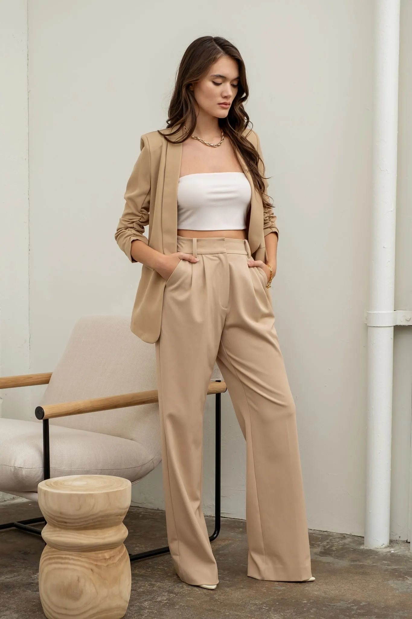 Manhattan Blazer - Khaki