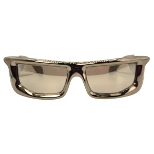 MARAJ Sleek Futuristic Shield Sunglasses
