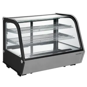 Marchia MDC161 36" Countertop Refrigerated Curved Glass Bakery Display Case with LED Lighting
