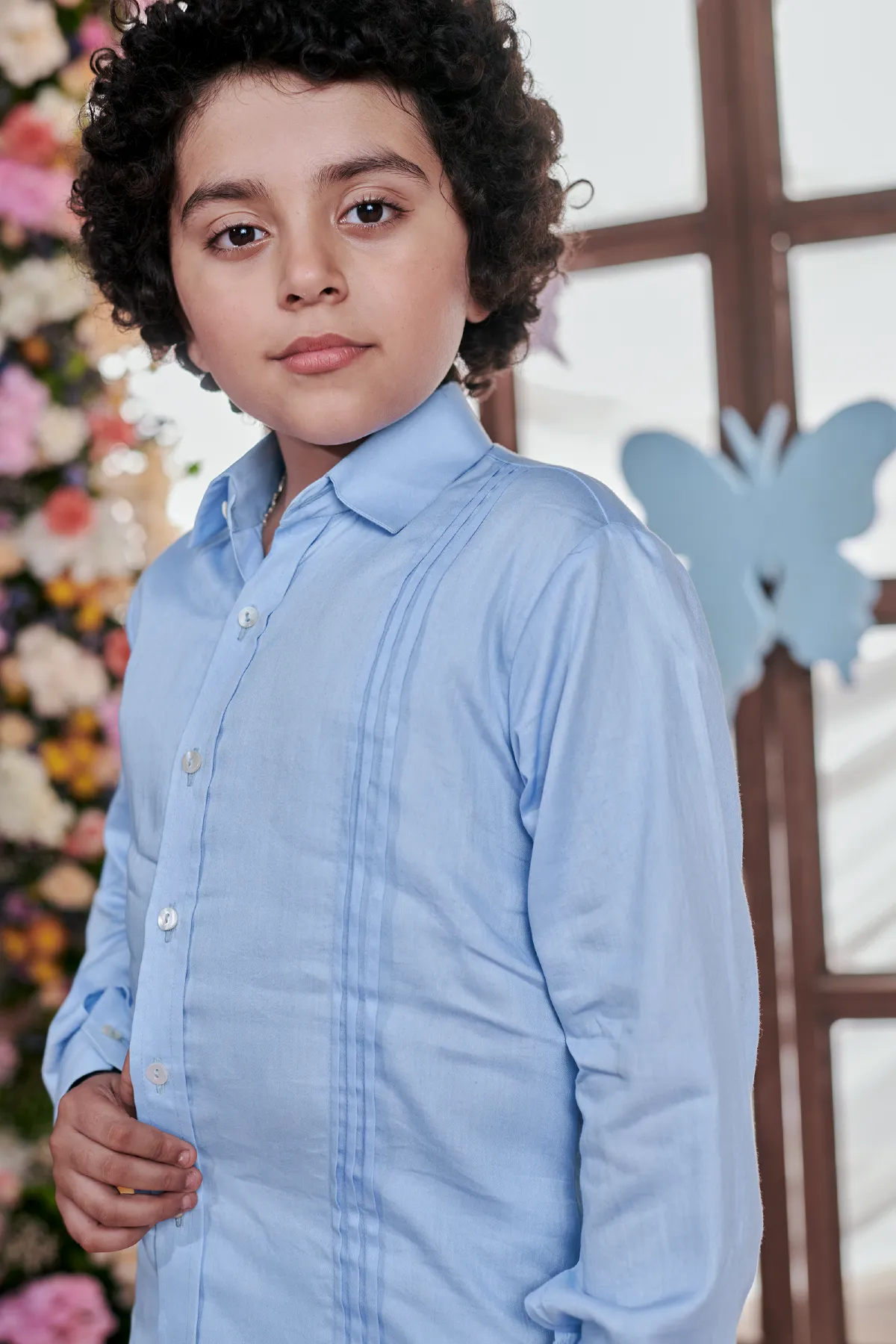 Marco- Pintucks Detail Shirt