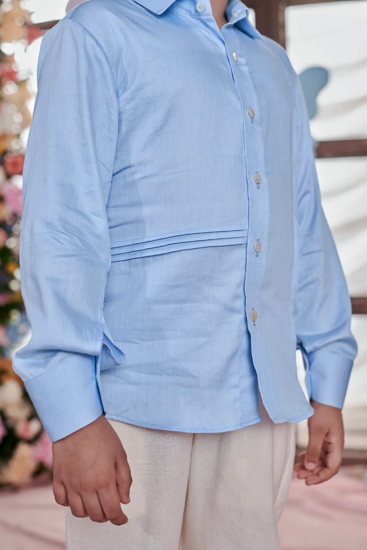 Marco- Pintucks Detail Shirt