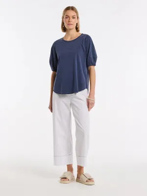 Marco Polo Lantern Sleeve - French Blue