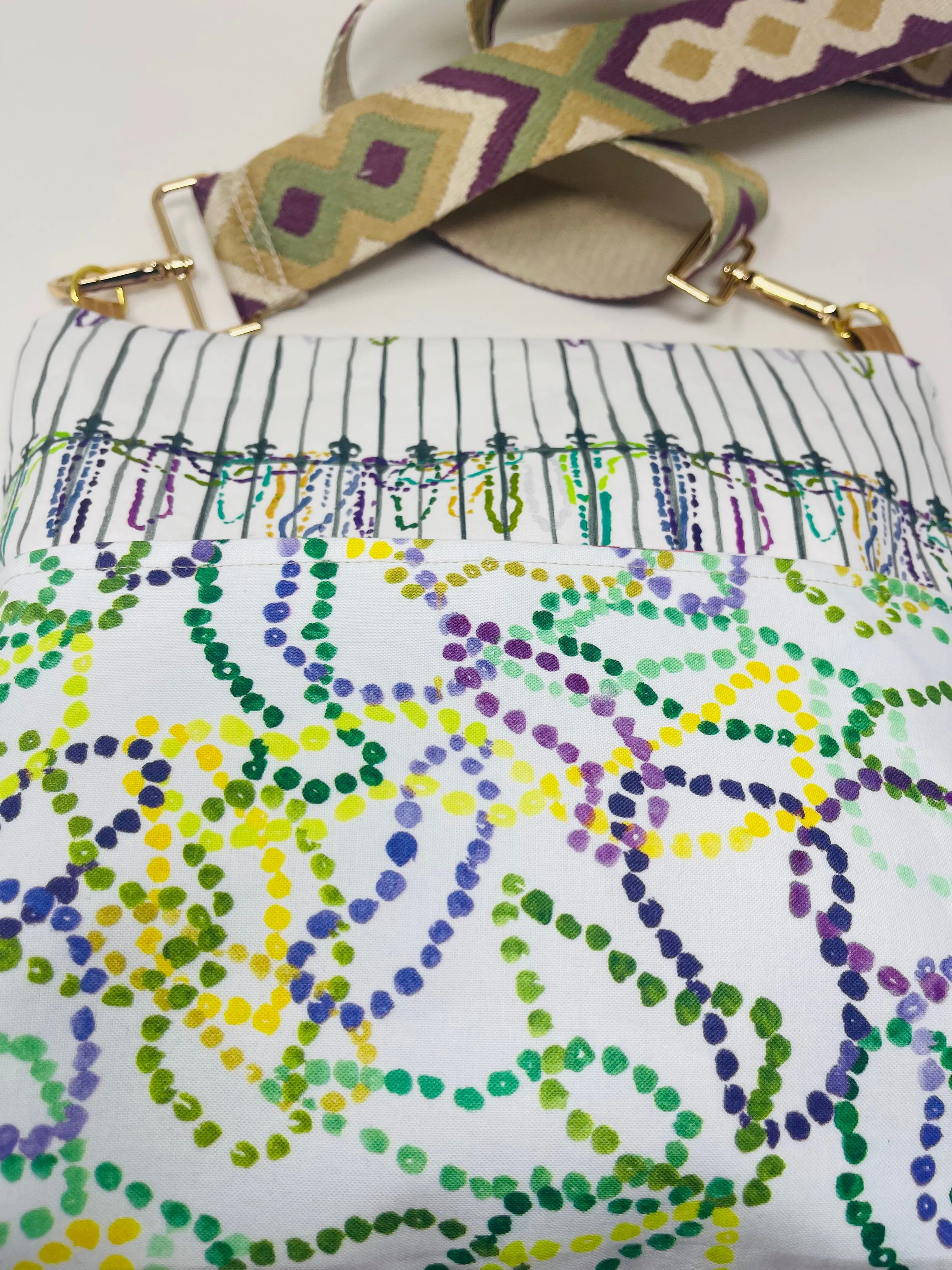 Mardi Gras beads- Midi Boho