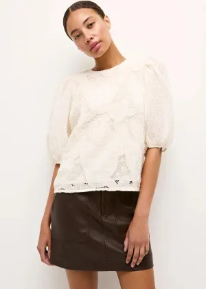 MARIE OLIVER Vance Top - Bone