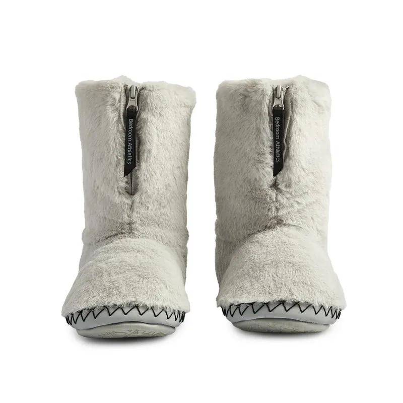 Marilyn - Classic Faux Fur Slipper Boot - Trace Grey
