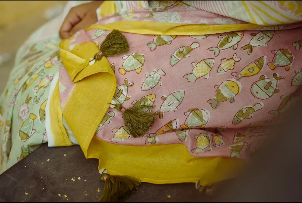 MARINE CHIC - Mul Cotton Saree