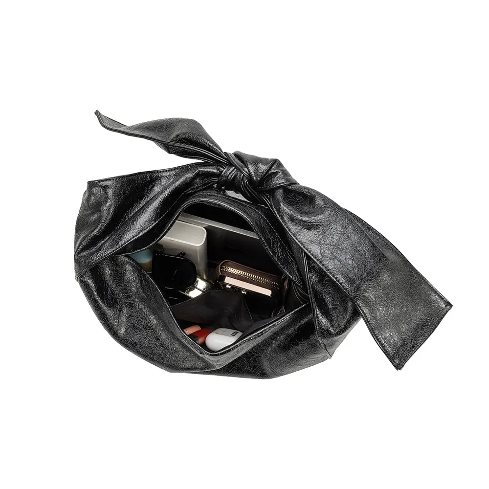 Marni Beige Crinkle Bow Crossbody Bag - FINAL SALE