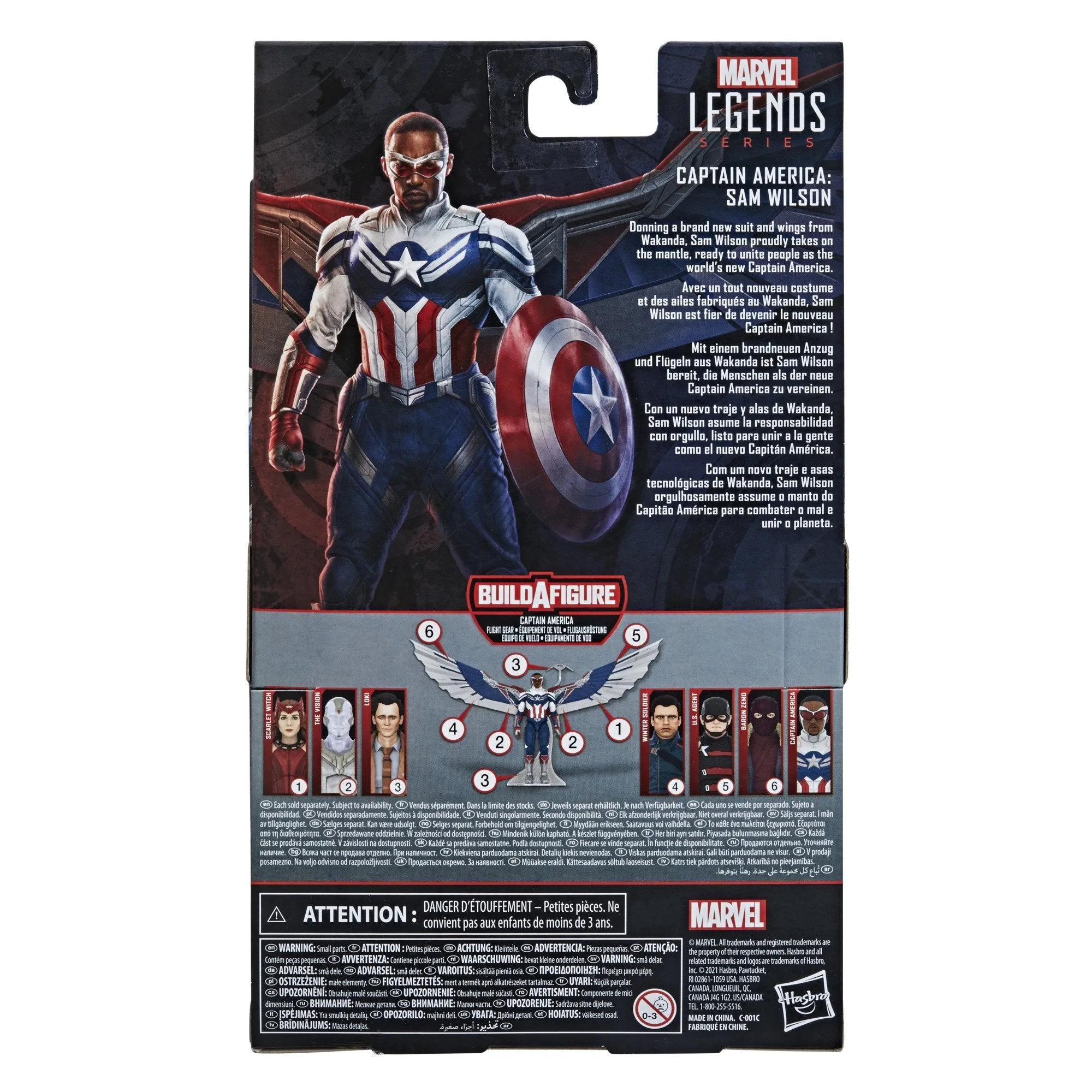 Marvel Legends TFATWS - Captain America: Sam Wilson Action Figure, 6 Inch