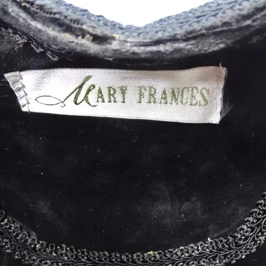 Mary Frances Gold Bead Embellished Novelty Minaudiere