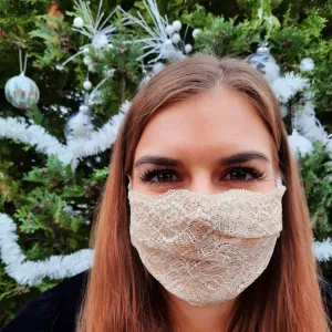 Mask | Subtle Glam | Champagne  | 2-Layers | One Size
