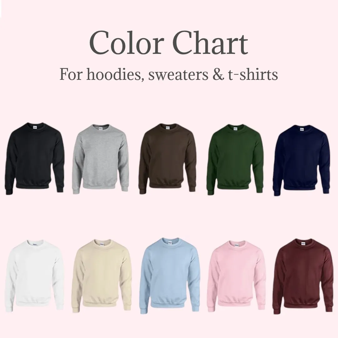 Matching Couple Hoodies - Carton Chick Custom Embroidered Sweatshirts For Couples