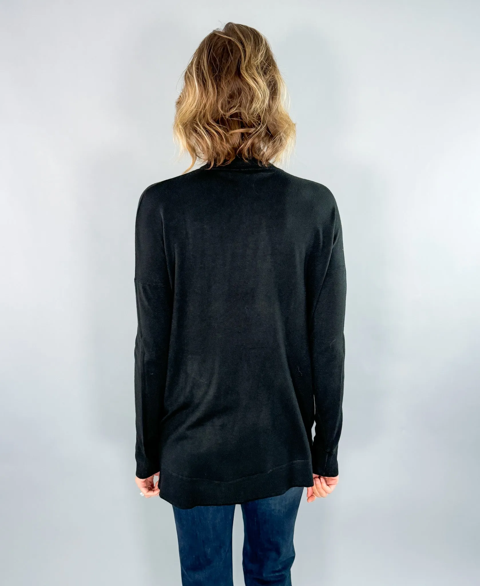 Maurice Black Turtleneck Sweater
