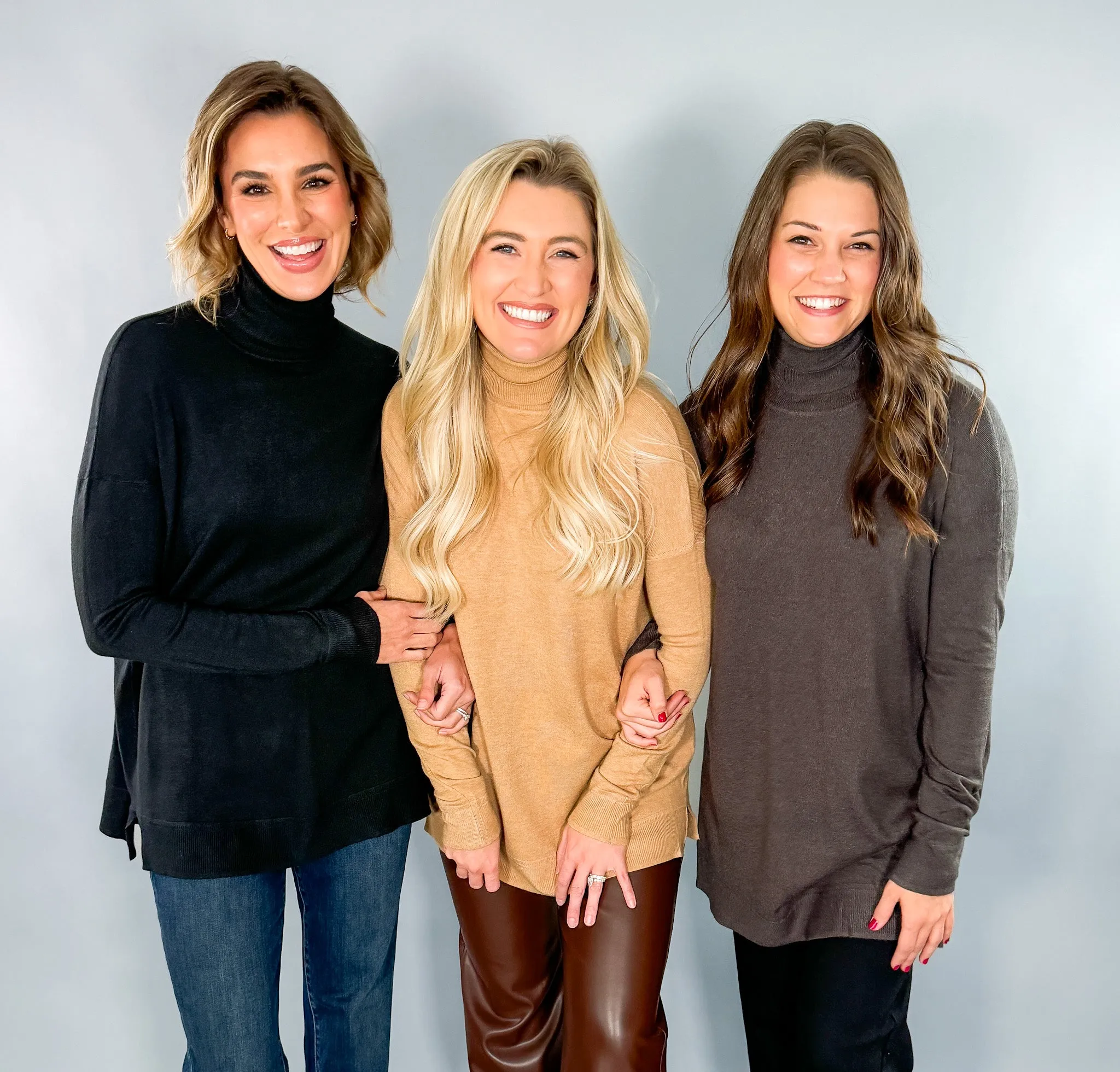 Maurice Black Turtleneck Sweater