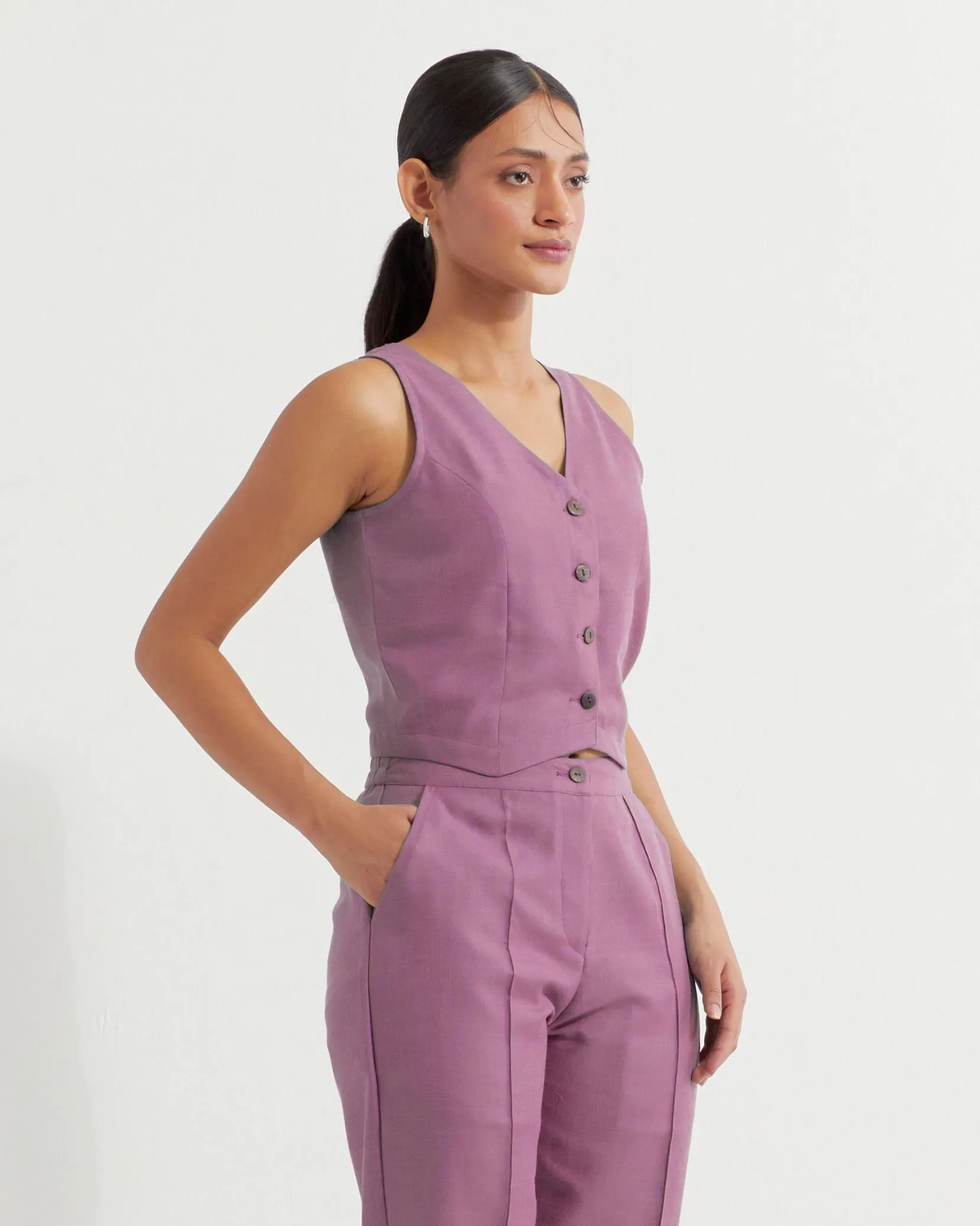 Mauve Anne Vest