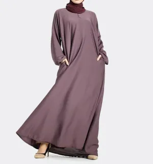 Mauve Basic Abaya