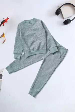 Max 21 Junior Kid's Printed Fleece Twin Set
