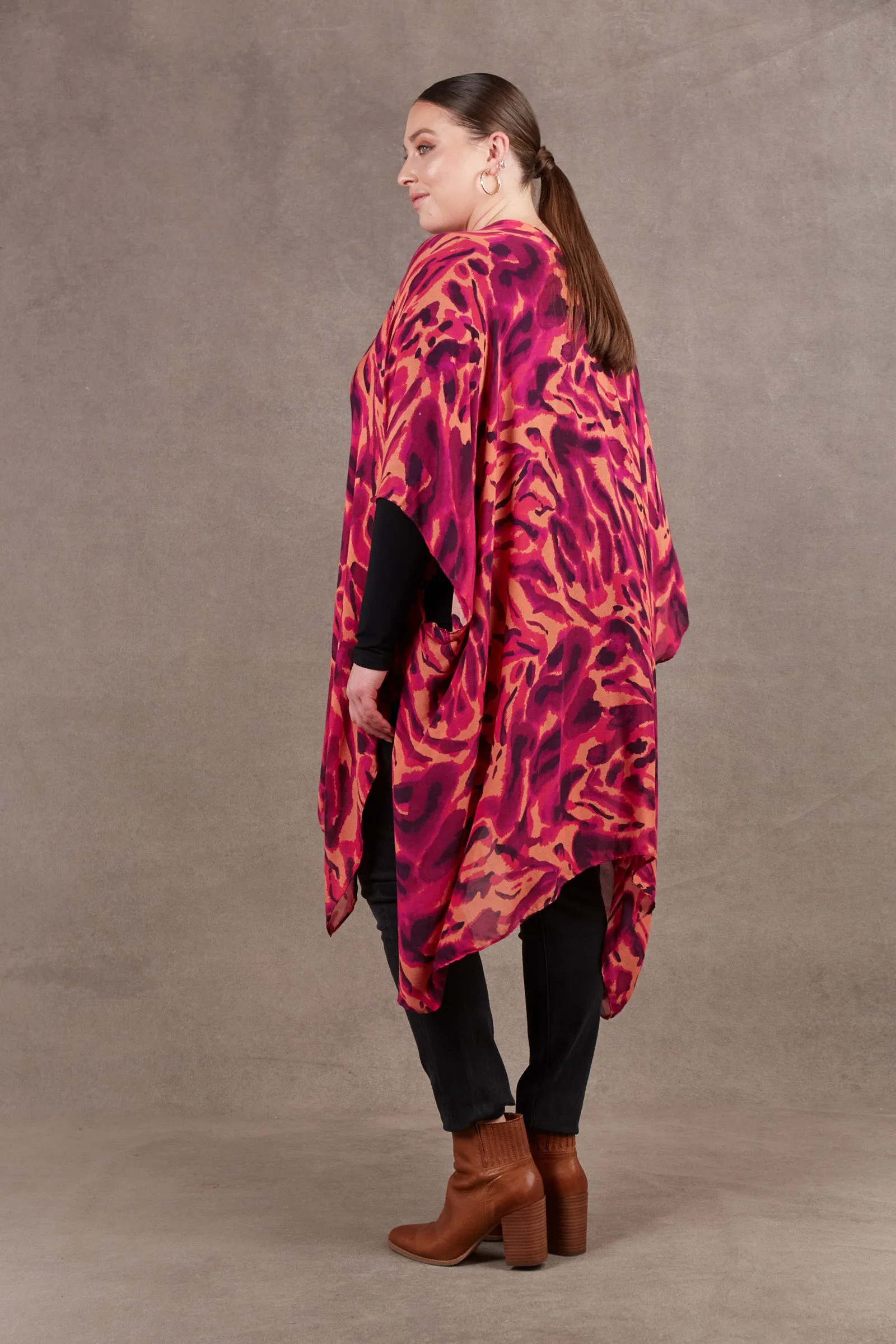 Mayan Cape - Magenta
