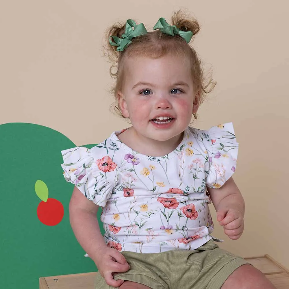 Meadow Organic T-Shirt with Frill