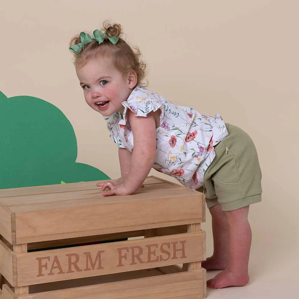 Meadow Organic T-Shirt with Frill