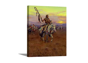 Medicine Man | Charles Russell Masters Classic Art in Gallery Wrapped Canvas | Various Sizes