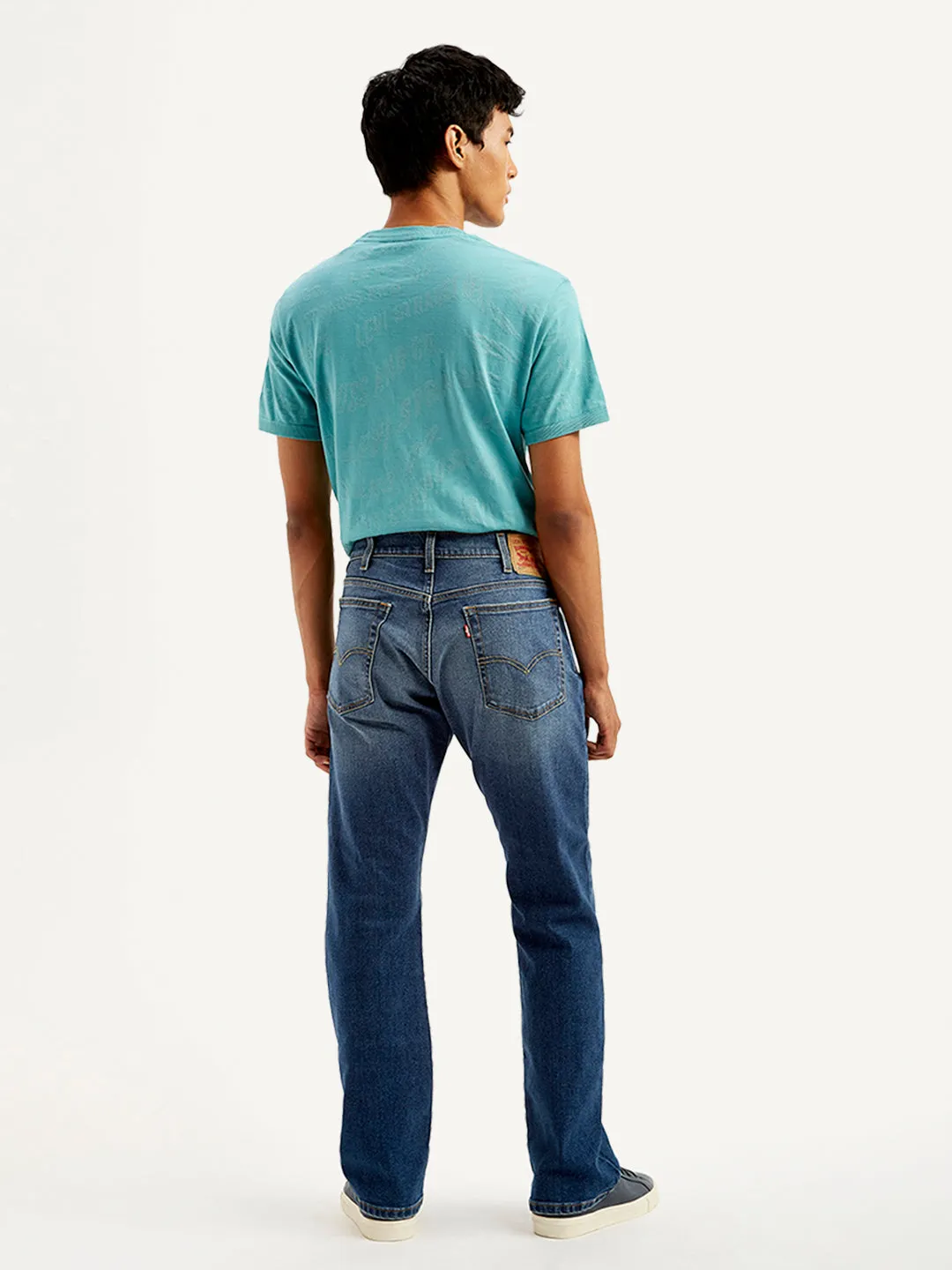 Men's 517 Dark-Blue Bootcut Jeans