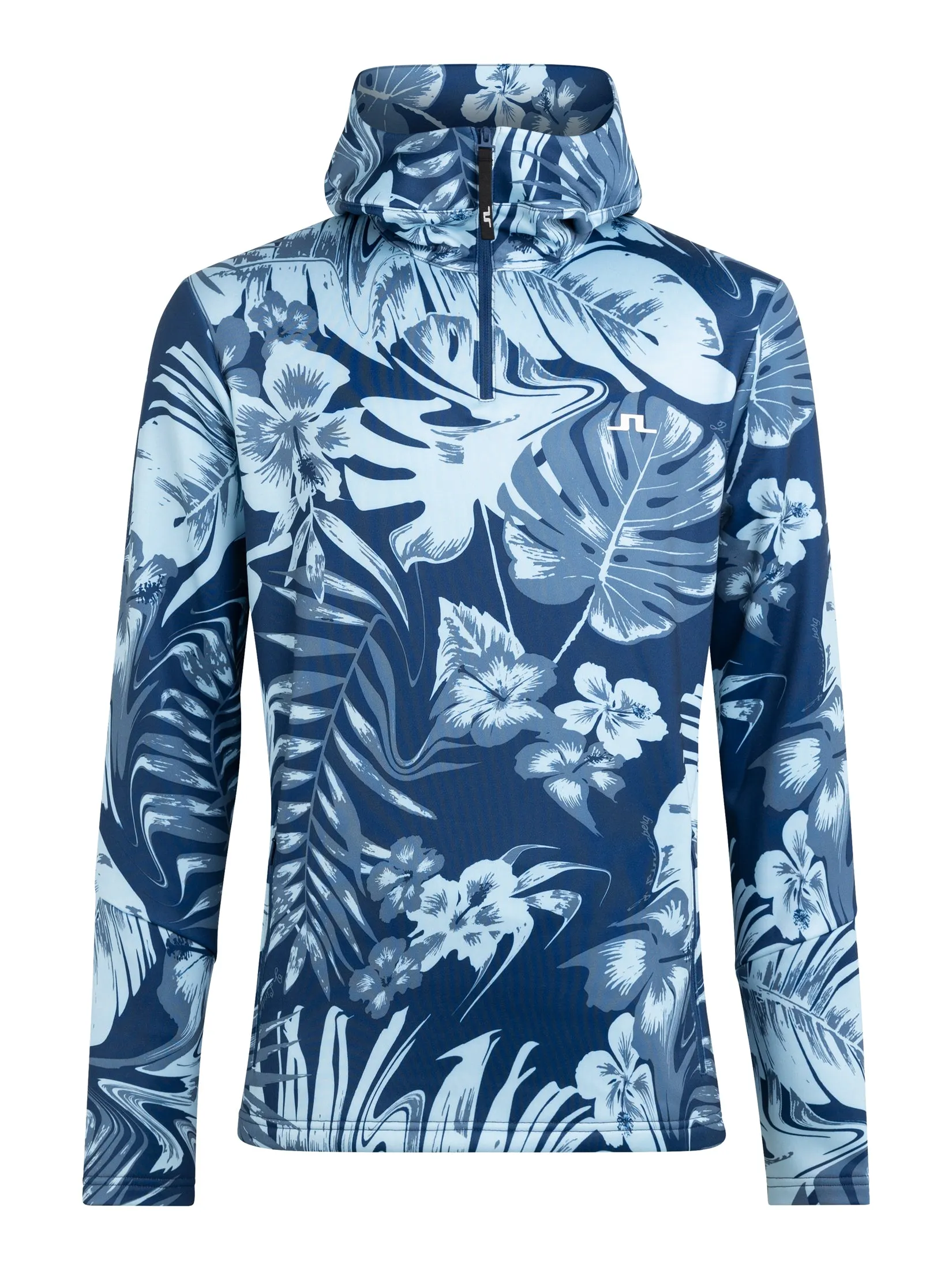 Men's Aerial Print Quater Hood