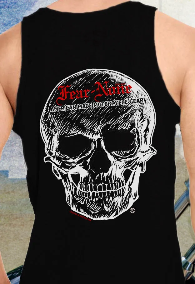 Mens Classic Big Skull Muscle Shirt