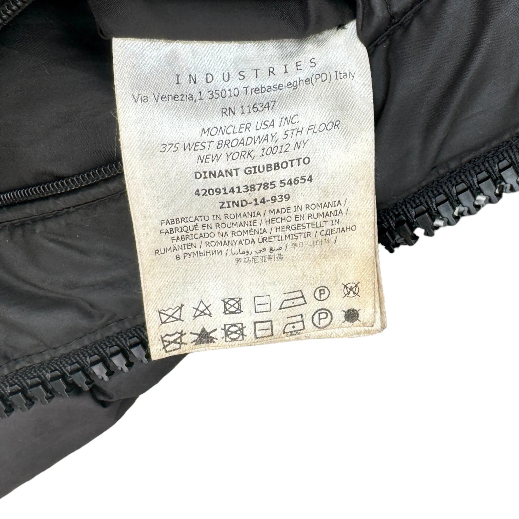 Men's Dinant Down Jacket Black Size 5 / XXL