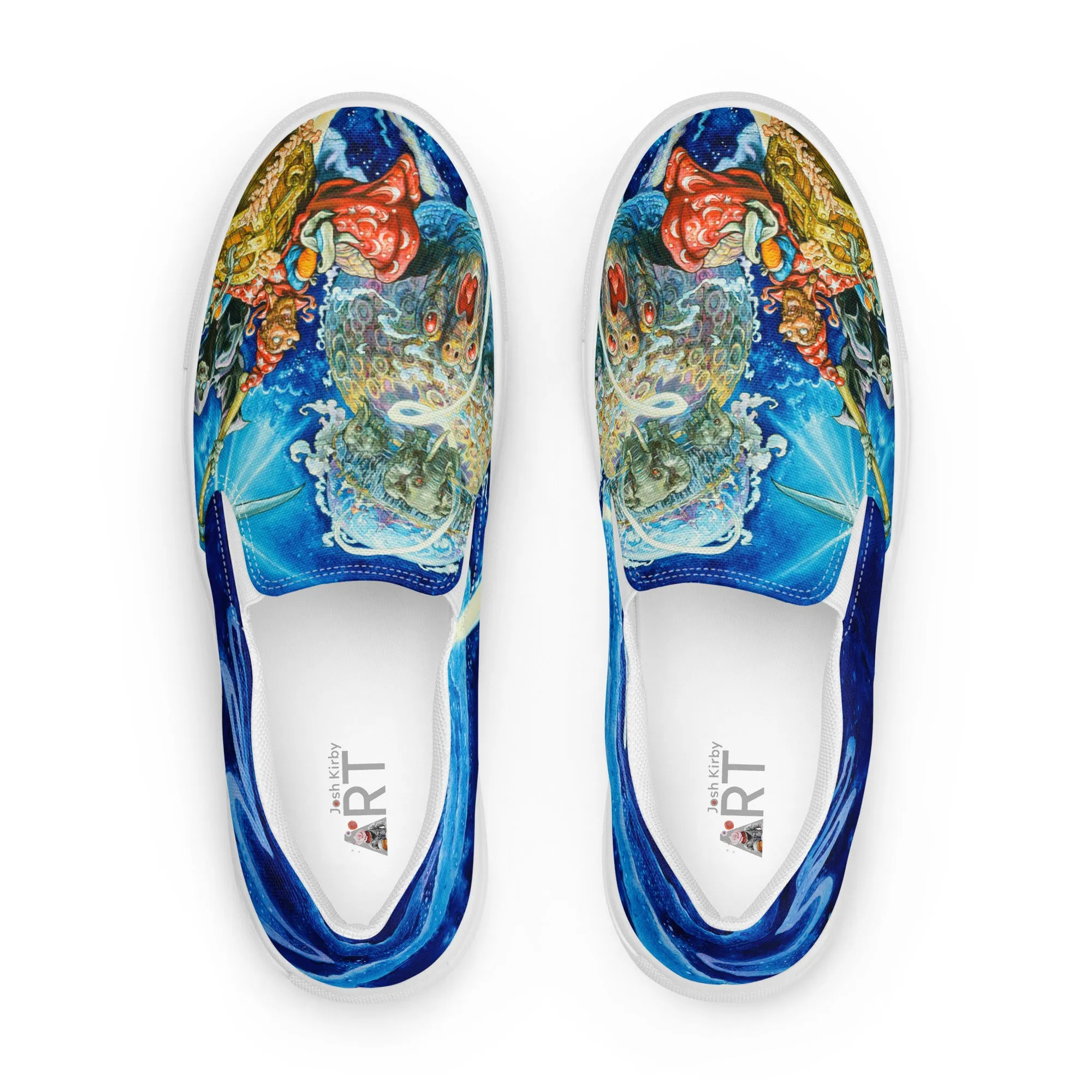 Men’s Discworld III slip-on canvas shoes *US SIZES SHOWN! USE CHART!