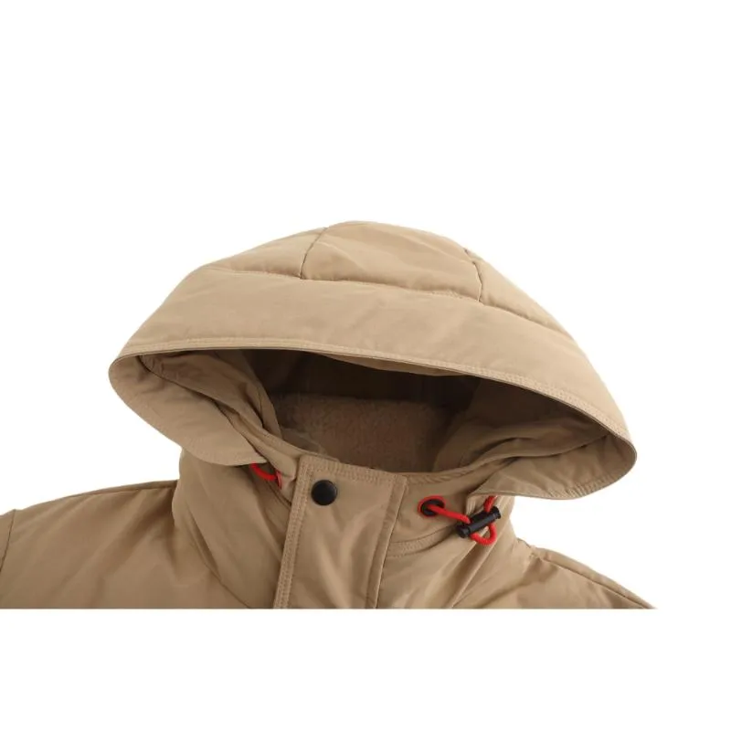 Men's Down Jacket with Shoulder Straps