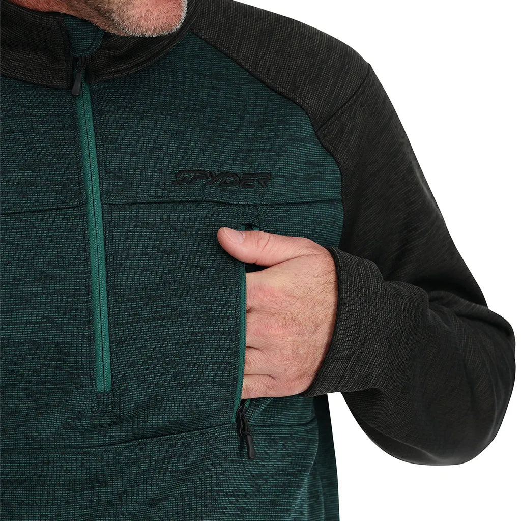 Mens Encore Half Zip - Cypress Green