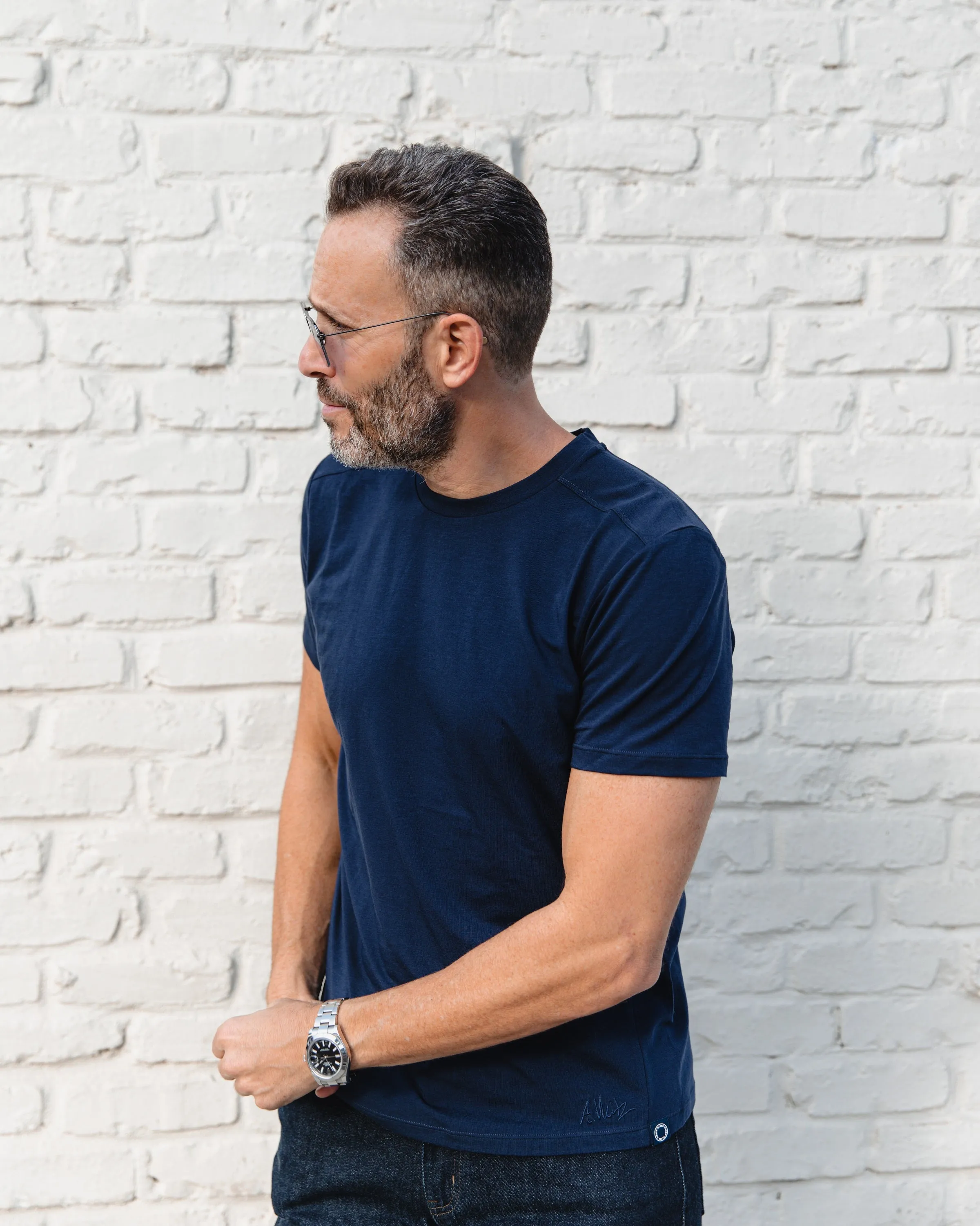 Men's Everyday Cashmere Short Sleeve Crew - The Weitz Effect Edition