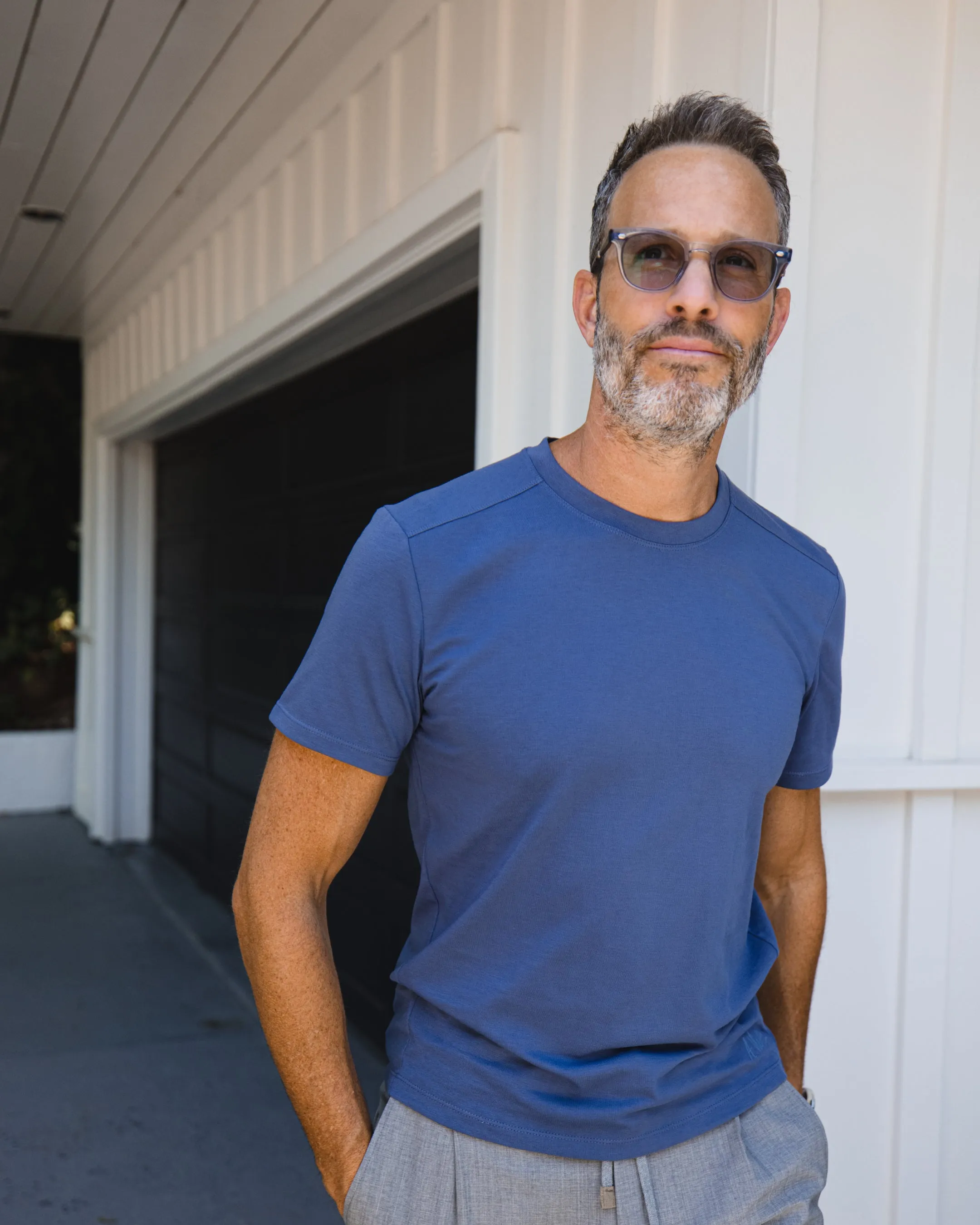 Men's Everyday Cashmere Short Sleeve Crew - The Weitz Effect Edition