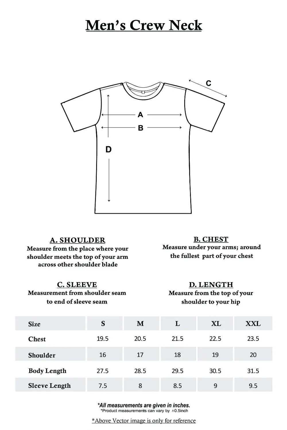 Mens Fashion Crew