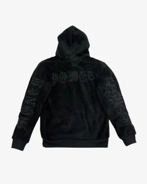 Mens Faux Fur Fleece Hoodie