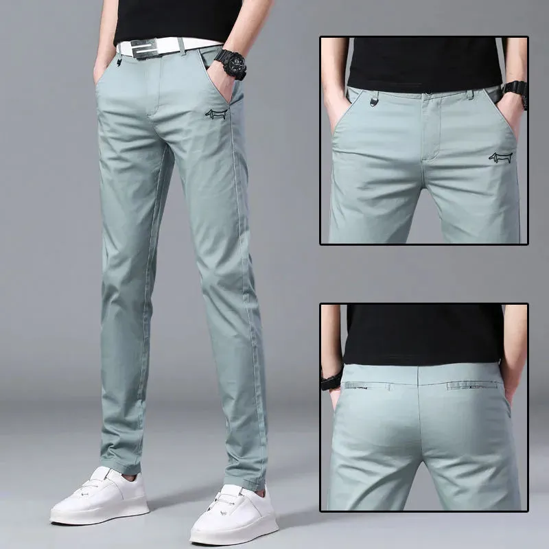 Men's Golf Wear Spring Elastic Golf Pants Fashionable Mens Long Pants Golf Wear Men Trouse